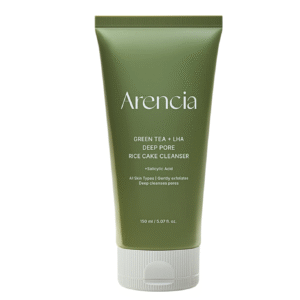 Arencia Green Tea + LHA Deep Pore Rice Cake Cleanser